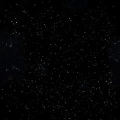 black distressed overlay background with tiny white particles scattered across it, creating an impression of stars or snowflakes in the night, dark background, matrix-like code