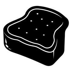 slice of toast with butter on white 