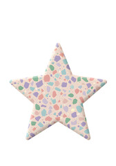 Obraz premium Pastel star with textured pattern