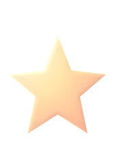 Obraz premium Peach-toned star graphic