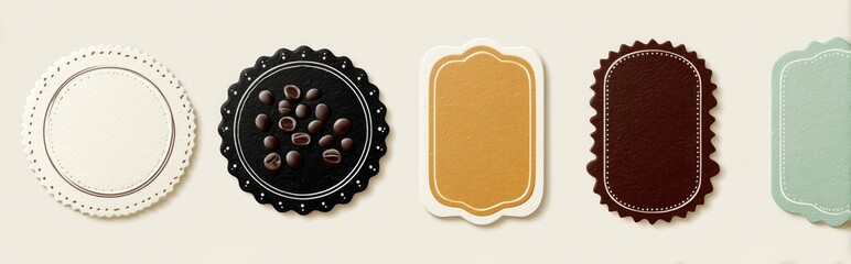 A collection of vintage ornamental frames for labels, including retro designs, royal wedding emblems, sale stickers, and invitation card templates, presented as isolated modern symbols
