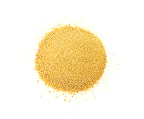 Ground fenugreek seeds, milled dry trigonella powder, spicy methi dana pounded grains