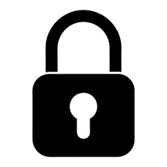 open lock icon on white background .svg
