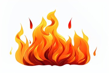 Fire flame fireplace glowing burning.