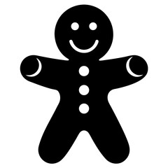 gingerbread cookie man on white background  (1).svg