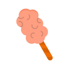 Cotton Candy Vector Icon