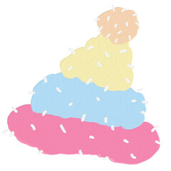 Colorful birthday celebration with balloons, cake, confetti, and party decorations. Perfect for invitations, greeting cards, banners, and event promotions.