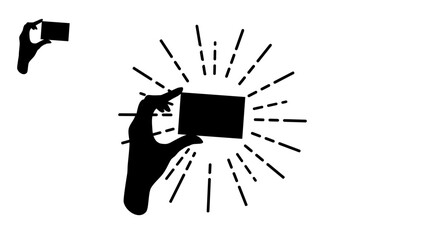 business card symbol,  black isolated silhouette
