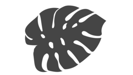 8K digital tropical leaf design in black on white. Clean, modern border with palm silhouettes. Ideal for web, print, packaging, and creative compositions.