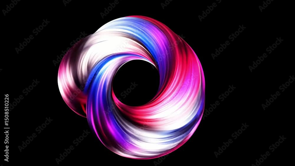 Poster dynamic abstract swirl design combines vibrant colors to symbolize creativity and fluidity in artist