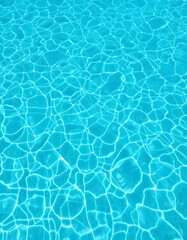 Gorgeous vibrant crystal-clear turquoise water, grunge. with white shades