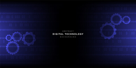 Blue abstract technology background. business technology communication. Hi tech digital connection. high tech. science. modern technology business concept. futuristic background. vector illustration