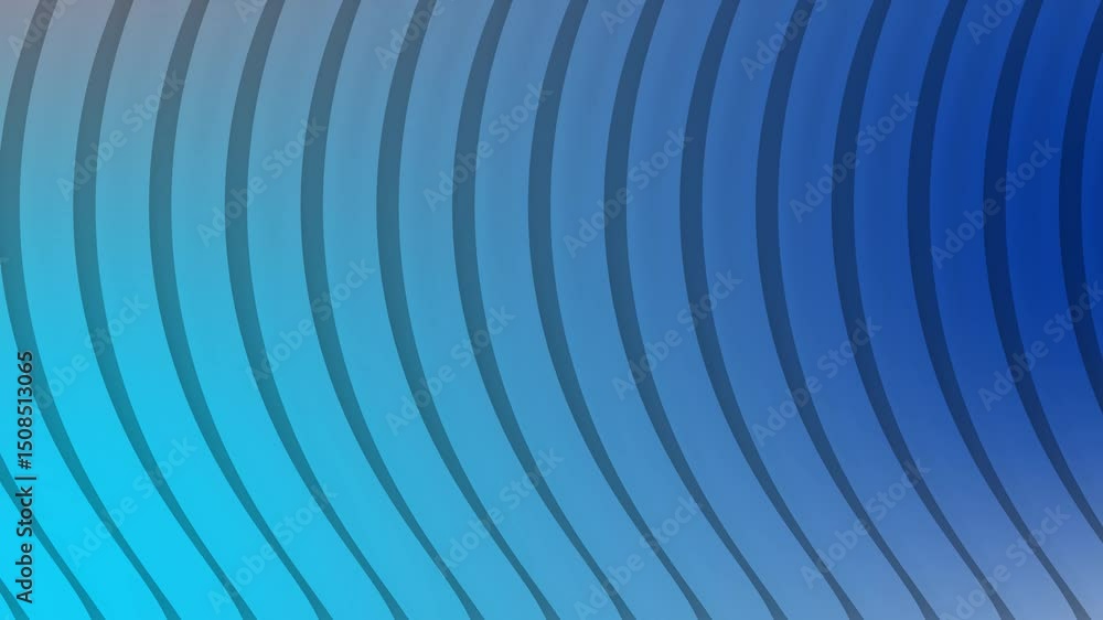 Aufkleber blue striped line swirl animation in abstract colorful background. dynamic looped motion for creativ