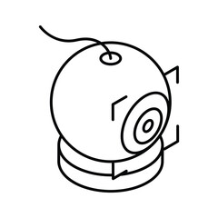 Have a look at this isometric webcam icon