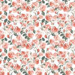 Abstract little floral pattern illustrator artwork
