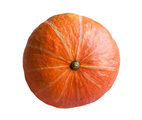 Herbst und Halloween: Hokkaido Kürbis, isoliert ohne Hintergrund, transparent