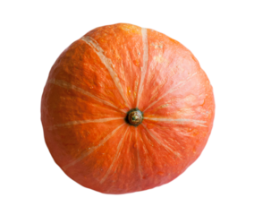 Herbst und Halloween: Hokkaido Kürbis, isoliert ohne Hintergrund, transparent