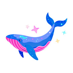 Fototapeta premium vector illustration of a cartoon shark