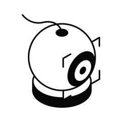 Have a look at this isometric webcam icon