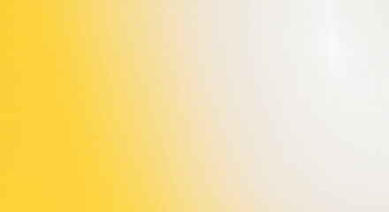 Soft Yellow to White Gradient Background. Abstract blurred texture, smooth transition, light & airy backdrop. Minimalist design element for web, presentation, wallpaper.