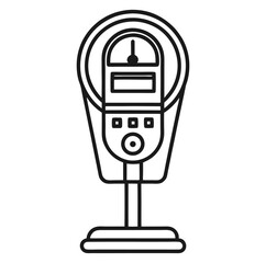 Parking Meter with Digital Display