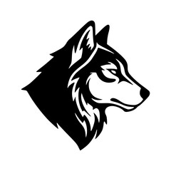 Wolf Head Vector Logo Illustration
