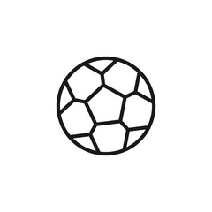 Fototapeta premium Vector illustration of an football icon on a white background