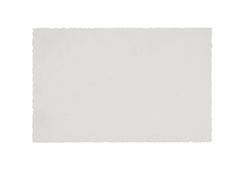 Paper piece isolated on background. Old sheet torn blank texture. Card board ripped template white with ragged edges.