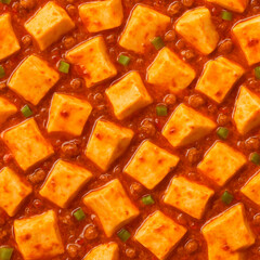 mapo tofu sichuan chinese spicy pattern texture