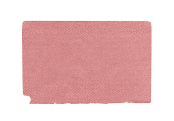 Fototapeta premium Paper piece isolated on background. Old sheet torn blank texture. Card board ripped template white with ragged edges.