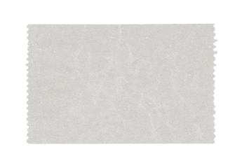 Paper piece isolated on background. Old sheet torn blank texture. Card board ripped template white with ragged edges.