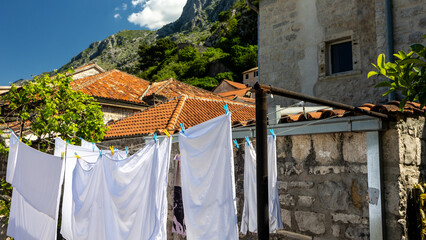 Waschtag in Kotor
