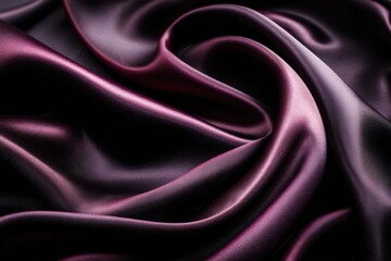 Close Up Dark Purple Fabric Drape Texture