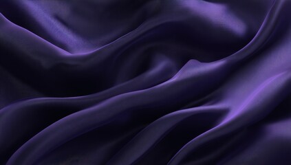 Obraz premium Dark Purple Fabric Drape With Intricate Pattern