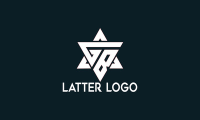 Obraz premium Best Creative , luxury, monogram, company, business, Latter logo design 