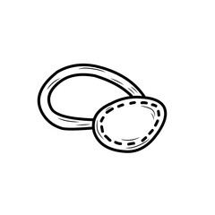 pirate eye patch sketch illustration