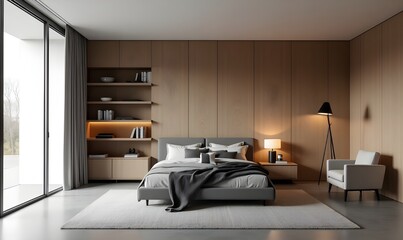 Sophisticated Bedroom Design in Premium Living Space