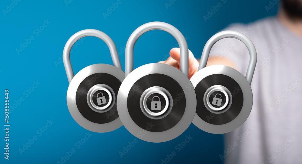 Aufkleber Secure your data with our robust system.  High-level encryption and multi-layered protection.
