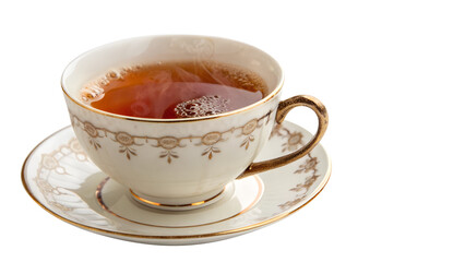 Teacup hot tea