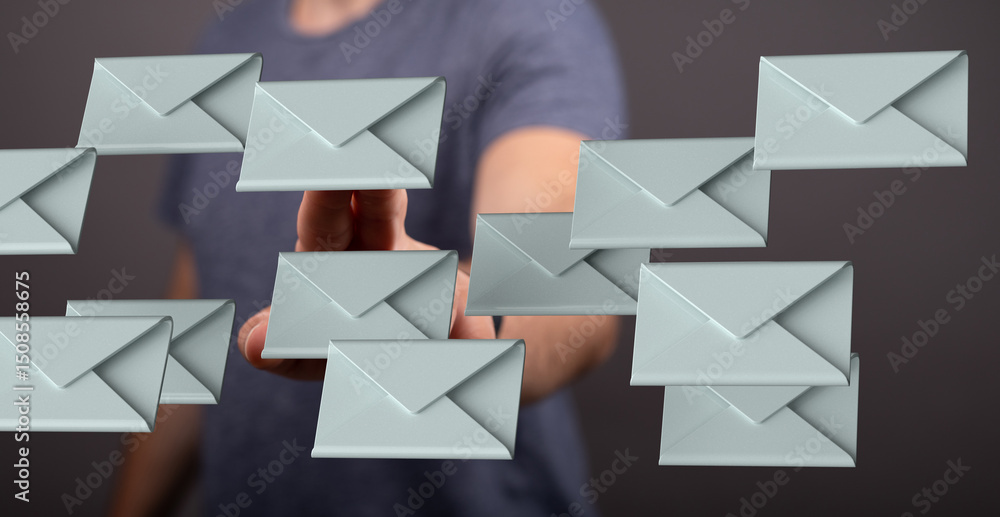 Aufkleber Streamline your inbox.  Tips and tricks for efficient email management and organization.