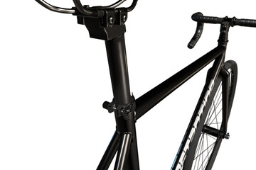 Black Fixed-Gear / Fixie Bicycle 3D Model