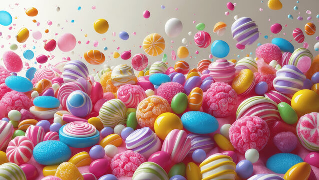 Colorful Candy Background