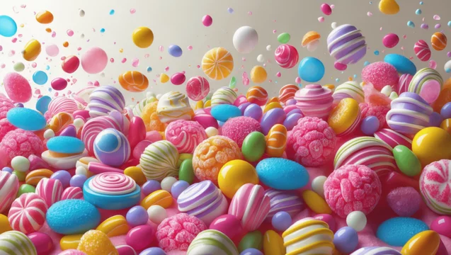 Colorful Candy Background