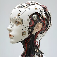 Fototapeta premium A fusion of human grace and machine precision.