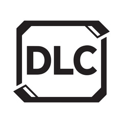 Sleek Cyberpunk DLC Icon for Merchandise and Apparel Designs Vec