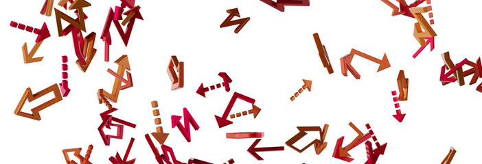 Abstract 3D Arrows Background