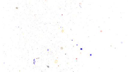 Abstract Colorful Confetti Explosion