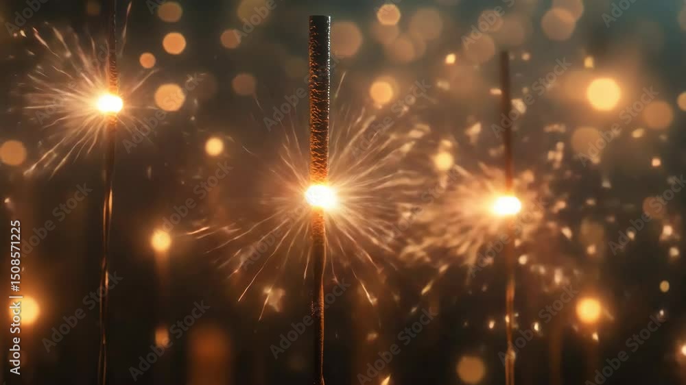 Poster a group of candles are lit and are floating in the air, creating a warm and cozy atmosphere. the can