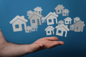Naklejka na ściany i meble Find your ideal investment property. Browse listings and explore options for building a diverse portfolio.