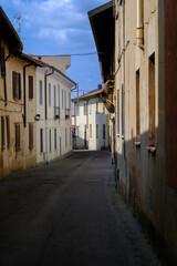 Old buildings of Carate Brianza, Italy